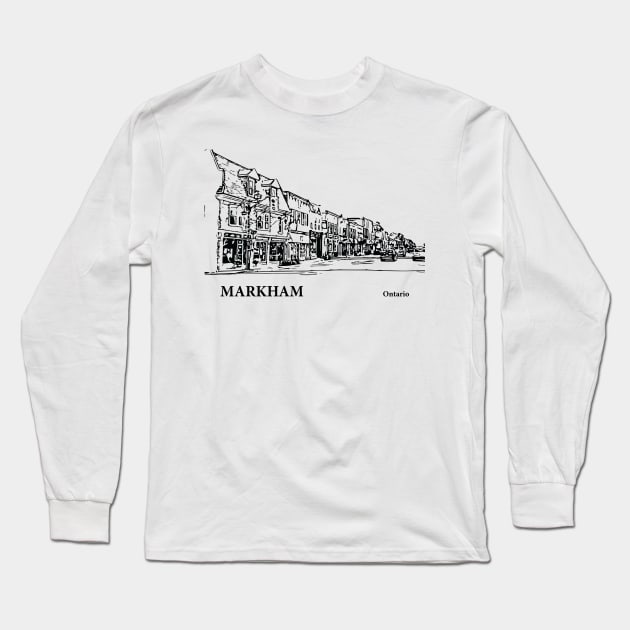 Markham - Ontario Long Sleeve T-Shirt by Lakeric